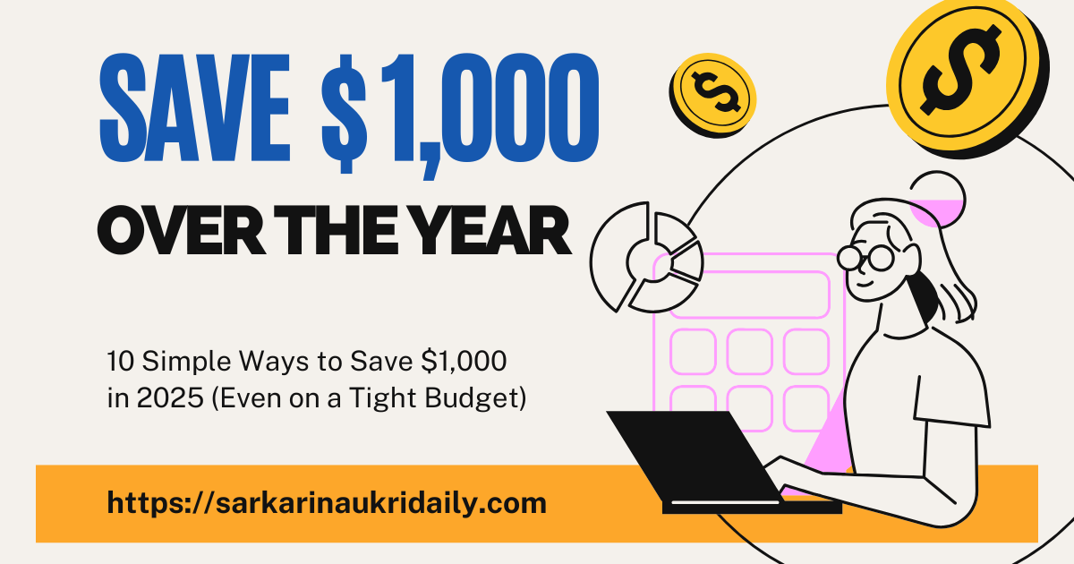 10 Simple Ways to Save $1,000